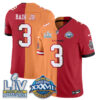 Tampa Bay Buccaneers Rueben Bain Jr. Super Bowl Split Vapor Limited Jersey - All Stitched - Red Creamsicle