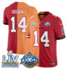 Tampa Bay Buccaneers Chris Godwin Super Bowl Split Vapor Limited Jersey - All Stitched - Red Creamsicle