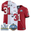 Tampa Bay Buccaneers Antoine Winfield Jr. Super Bowl Split Vapor Limited Jersey - All Stitched - White Red