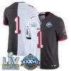 Tampa Bay Buccaneers Team Super Bowl Split Vapor Limited Jersey - All Stitched - White Pewter