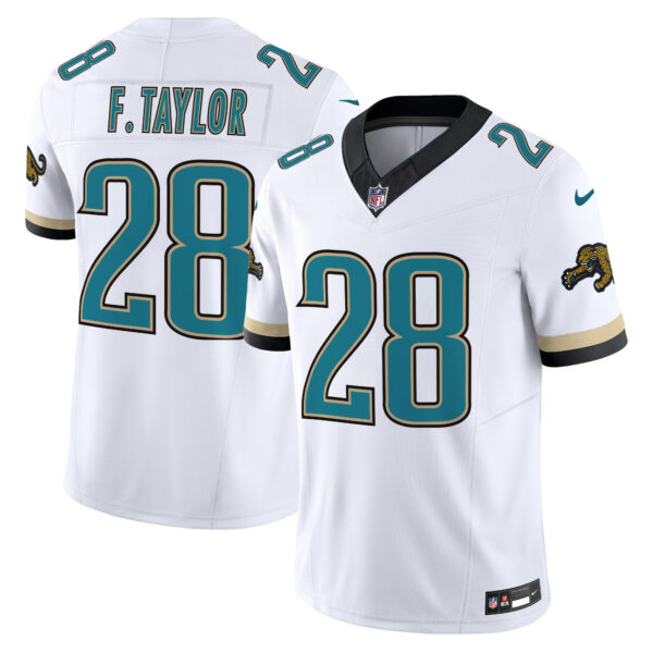 Jacksonville Jaguars Fred Taylor Throwback Vapor Limited Jersey - All Stitched - White