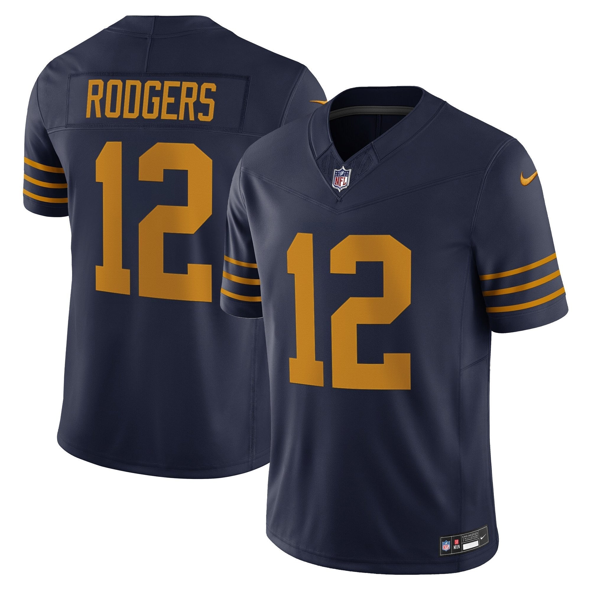 Green Bay Packers Aaron Rodgers The 1923 Classic Vapor Limited Jersey - All Stitched - Navy