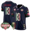 Chicago Bears Caleb Williams Mexico NFC North Champions Patch Limited Edition - All Stitched - Navy