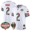 Chicago Bears DJ Moore Mexico NFC North Champions Patch Limited Edition - All Stitched - White
