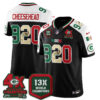Green Bay Packers Cheesehead Mexico Edition Vapor Jersey - All Stitched - Alternate