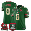 Green Bay Packers Josh Jacobs Mexico Edition Vapor Jersey - All Stitched - Green