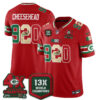 Green Bay Packers Cheesehead Mexico Edition Vapor Jersey - All Stitched - Red