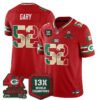 Green Bay Packers Rashan Gary Mexico Edition Vapor Jersey - All Stitched - Red