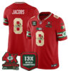 Green Bay Packers Josh Jacobs Mexico Edition Vapor Jersey - All Stitched - Red