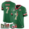 Kansas City Chiefs Harrison Butker Mexico Edition Vapor Jersey - All Stitched - Green