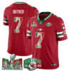 Kansas City Chiefs Harrison Butker Mexico Edition Vapor Jersey - All Stitched - Red