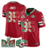 Kansas City Chiefs Chris Jones Mexico Edition Vapor Jersey - All Stitched - Red