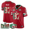 Kansas City Chiefs Travis Kelce Mexico Edition Vapor Jersey - All Stitched - Red