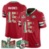 Kansas City Chiefs Patrick Mahomes Mexico Edition Vapor Jersey - All Stitched - Red