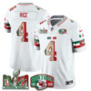 Kansas City Chiefs Rashee Rice Mexico Edition Vapor Jersey - All Stitched - White