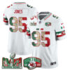 Kansas City Chiefs Chris Jones Mexico Edition Vapor Jersey - All Stitched - White