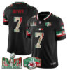 Kansas City Chiefs Harrison Butker Mexico Edition Vapor Jersey - All Stitched - Black