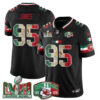 Kansas City Chiefs Chris Jones Mexico Edition Vapor Jersey - All Stitched - Black