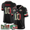Kansas City Chiefs Isiah Pacheco Mexico Edition Vapor Jersey - All Stitched - Black