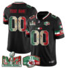 Kansas City Chiefs Mexico Edition Vapor Custom Jersey - All Stitched - Black