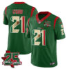 Houston Texans Nick Chubb 25 Seasons Mexico Style Vapor Jersey - All Stitched - Green