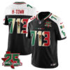 Houston Texans H-Town 25 Seasons Mexico Style Vapor Jersey - All Stitched - Alternate