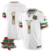Houston Texans Team 25 Seasons Mexico Style Vapor Jersey - All Stitched - White