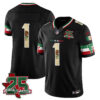 Houston Texans Team 25 Seasons Mexico Style Vapor Jersey - All Stitched - Black