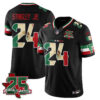 Houston Texans Derek Stingley Jr. 25 Seasons Mexico Style Vapor Jersey - All Stitched - Black