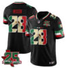 Houston Texans Joe Mixon 25 Seasons Mexico Style Vapor Jersey - All Stitched - Black
