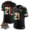 Houston Texans Nick Chubb 25 Seasons Mexico Style Vapor Jersey - All Stitched - Black