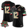 Houston Texans Nico Collins 25 Seasons Mexico Style Vapor Jersey - All Stitched - Black