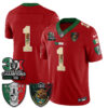 Las Vegas Raiders Team 3X Champs Mexico Edition Vapor Jersey - All Stitched - Red