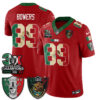 Las Vegas Raiders Brock Bowers 3X Champs Mexico Edition Vapor Jersey - All Stitched - Red
