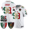 Las Vegas Raiders Maxx Crosby 3X Champs Mexico Edition Vapor Jersey - All Stitched - White