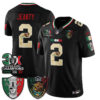 Las Vegas Raiders Ashton Jeanty 3X Champs Mexico Edition Vapor Jersey - All Stitched - Black