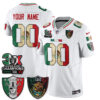 Las Vegas Raiders 3X Champs Mexico Edition Vapor Custom Jersey - All Stitched - White