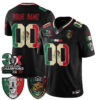 Las Vegas Raiders 3X Champs Mexico Edition Vapor Custom Jersey - All Stitched - Black