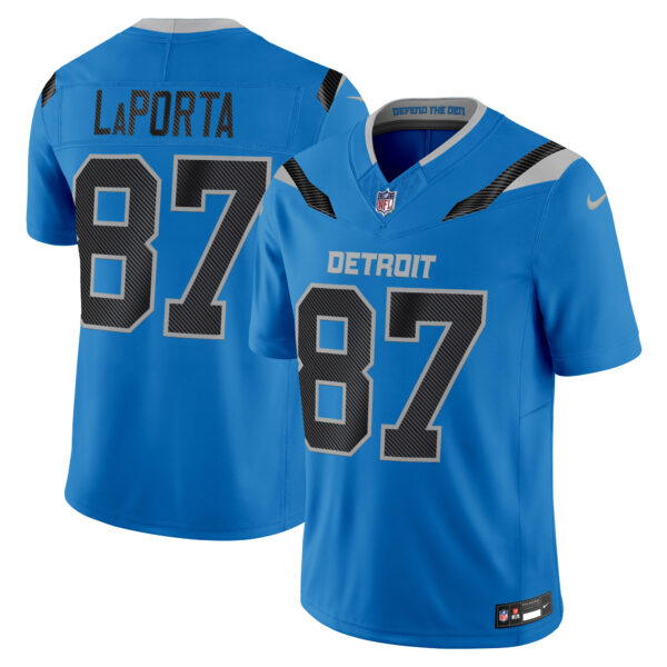 Detroit Lions Sam Laporta 2026 Rivalries Vapor Limited Vapor Limited Jersey - All Stitched - Blue