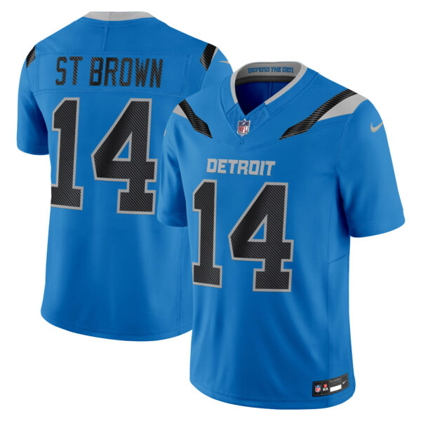 Detroit Lions St. Brown 2026 Rivalries Vapor Limited Vapor Limited Jersey - All Stitched - Blue