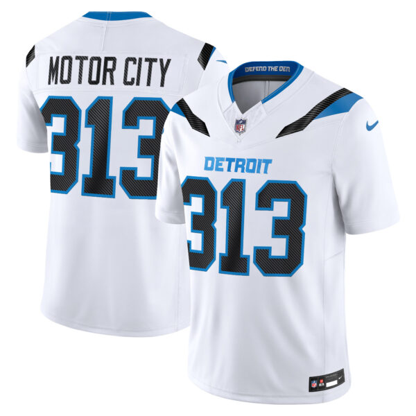 Detroit Lions Motor City 313 2026 Rivalries Vapor Limited Vapor Limited Jersey - All Stitched - White