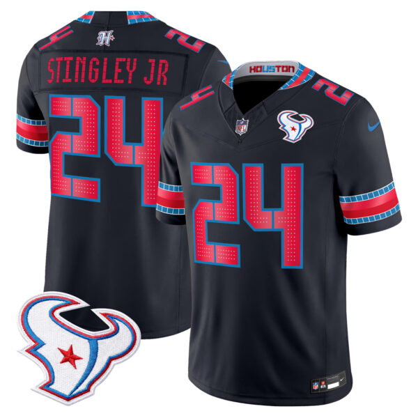 Houston Texans Derek Stingley Jr. 2026 "Rivalries" Vapor Limited Jersey - All Stitched - Navy