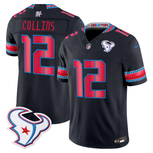 Houston Texans Nico Collins 2026 "Rivalries" Vapor Limited Jersey - All Stitched - Navy