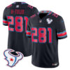 Houston Texans H-Town 281 2026 "Rivalries" Vapor Limited Jersey - All Stitched - Navy