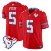 Houston Texans Jalen Pitre 2026 "Rivalries" Vapor Limited Jersey - All Stitched - Red