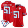 Houston Texans Will Anderson Jr. 2026 "Rivalries" Vapor Limited Jersey - All Stitched - Red