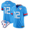 Houston Texans Nico Collins 2026 "Rivalries" Vapor Limited Jersey - All Stitched - Blue