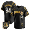 Cincinnati Bengals Sam Hubbard Vapor Premier Limited Baseball Jersey - All Stitched - Black Gold