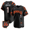 Cincinnati Bengals Ja'Marr Chase Vapor Premier Limited Baseball Jersey - All Stitched - Black