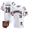 Cincinnati Bengals Joe Mixon Vapor Premier Limited Baseball Jersey - All Stitched - White